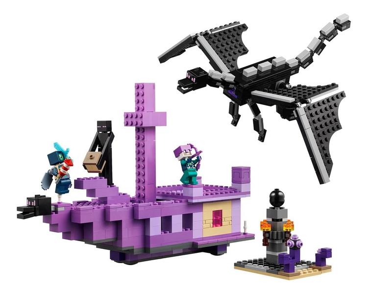 Imagem de Lego Minecraft - O Dragão Ender E O Navio Final 21264