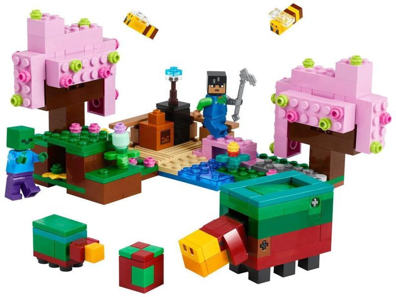 LEGO Minecraft O Jardim de Cerejeiras 21260 - 304 Peças Imagem de LEGO Minecraft O Jardim de Cerejeiras 21260 - 304 Peças