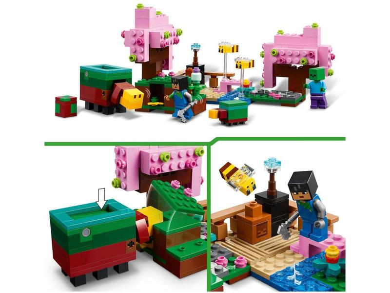 LEGO Minecraft O Jardim de Cerejeiras 21260 - 304 Peças Imagem de LEGO Minecraft O Jardim de Cerejeiras 21260 - 304 Peças