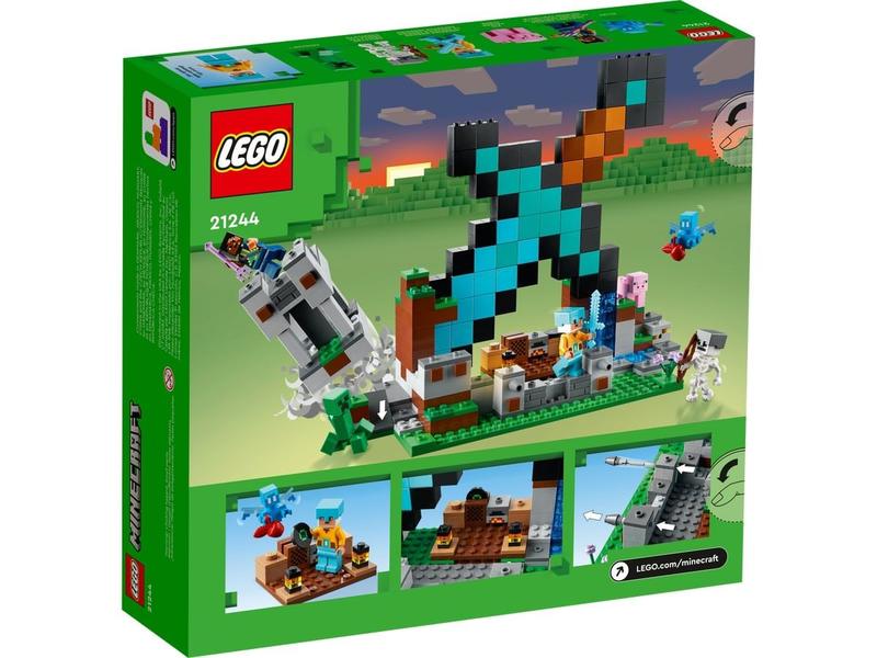 Imagem de LEGO Minecraft - O Posto Avançado da Espada - 427 Peças - 21244 - Conjunto construção