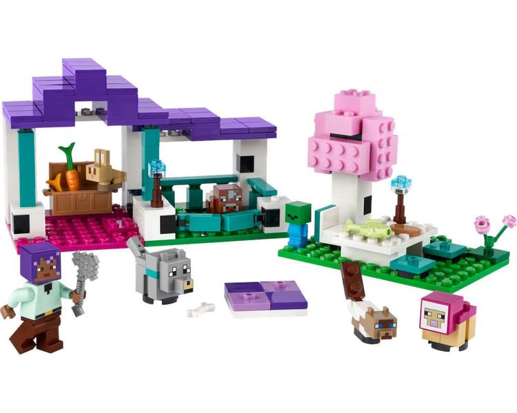 LEGO Minecraft - O Santuário Animal - 206 Peças - 21253 Imagem de LEGO Minecraft - O Santuário Animal - 206 Peças - 21253