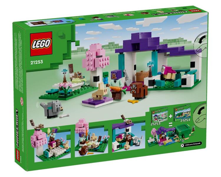 LEGO Minecraft - O Santuário Animal - 206 Peças - 21253 Imagem de LEGO Minecraft - O Santuário Animal - 206 Peças - 21253