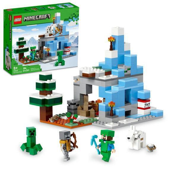 Imagem de Lego minecraft os picos gelados 21243 (304 peças)