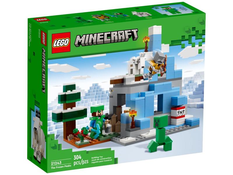 Imagem de LEGO Minecraft Os Picos Gelados 304 Peças