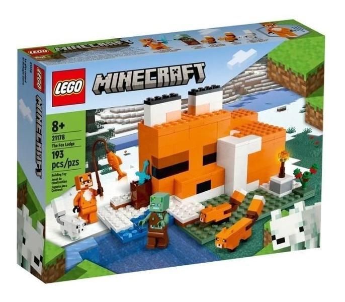 Imagem de LEGO Minecraft Pousada da Raposa 193 Peças 21178