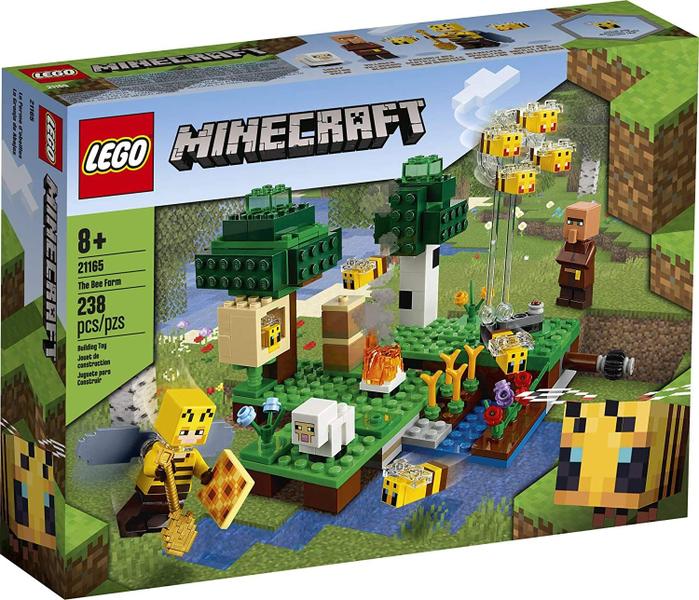 Imagem de LEGO Minecraft The Bee Farm 21165 Minecraft Building Action Toy with a Beekeeper, Plus Cool Bee and Sheep Figures, New 2021 (238 Pieces)