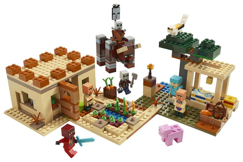 Imagem de LEGO Minecraft The Illager Raid 21160 Building Toy Action Playset for Boys and Girls Who Love Minecraft, New 2020 (562 Pieces)