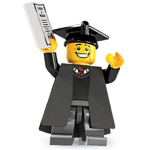 Lego Minifigura Graduado Série 5 Imagem de Lego Minifigura Graduado Série 5