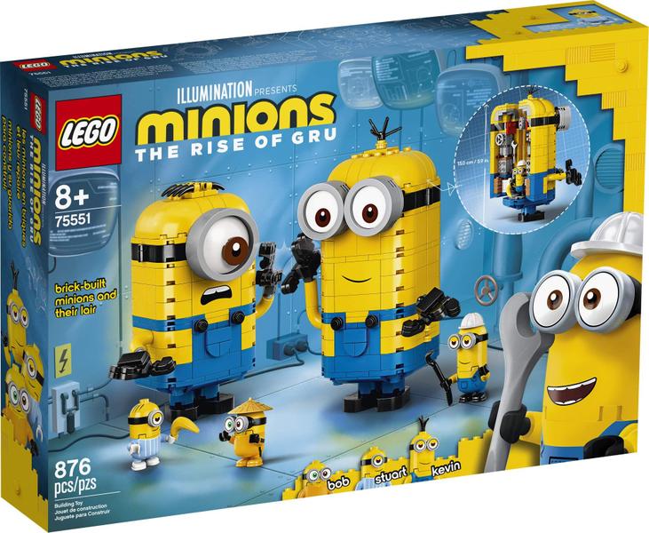 Imagem de LEGO Minions: Lair dos Minions 876 peças, presente de aniversário