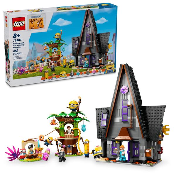 Imagem de LEGO Minions: Mansão da Família Gru 75583, 868 Peças, 8+