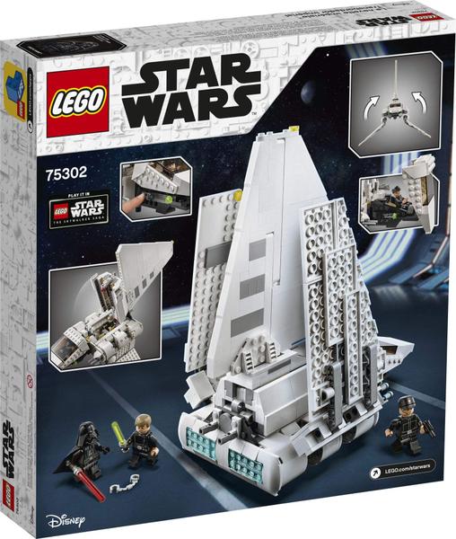 Imagem de Lego Nave Imp Shuttle Star Wars 660pçs p/ 9+ c/ Luke Skywalker e Darth Vader 2021