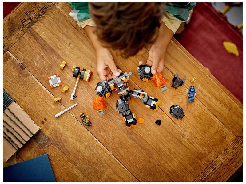 Lego Ninjago 235 Peças Robô Elemental da Terra do Cole - 71806
