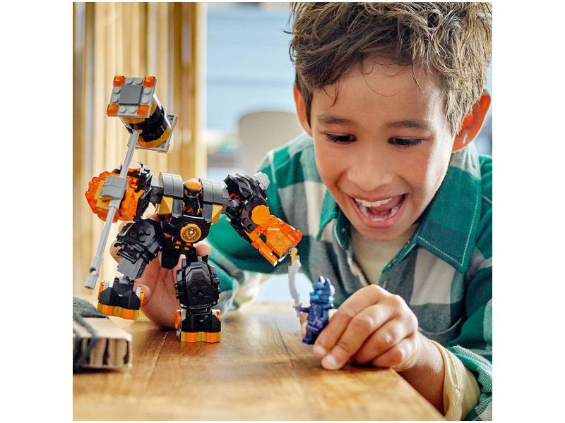 Lego Ninjago 235 Peças Robô Elemental da Terra do Cole - 71806