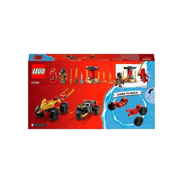 Imagem de Lego Ninjago Batalha Carro E Moto Kai E Ras 71789 103 Peças