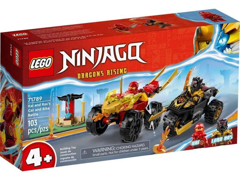 Imagem de LEGO Ninjago - Batalha de Carro e Moto de Kai e Ras - 103 Peças - 71789