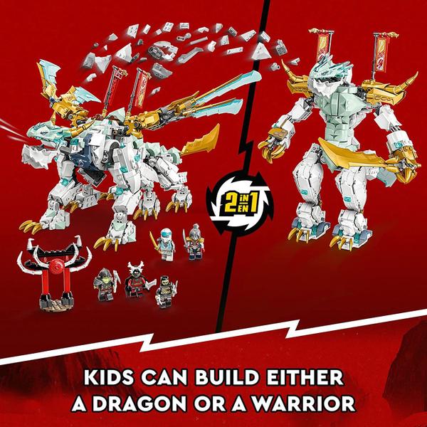 LEGO Ninjago - Criatura Dragão de Gelo do Zane 71786 Imagem de LEGO Ninjago - Criatura Dragão de Gelo do Zane 71786