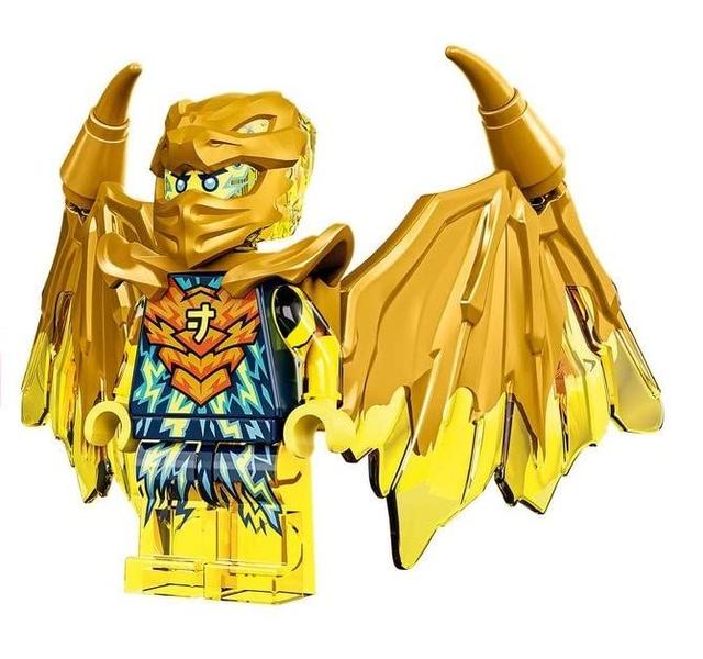 Imagem de LEGO Ninjago Cristalizado: Jay Golden Dragon Minifigura sagacidade