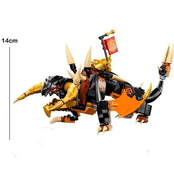 Imagem de Lego Ninjago Dragão De Terra EVO Do Cole Blocos Montar 285 Peças 71782