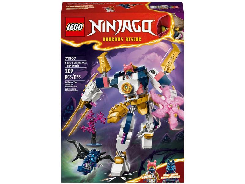 Imagem de LEGO Ninjago Golpe do Dragão Ascendente do Kai  - 71807 209 Peças