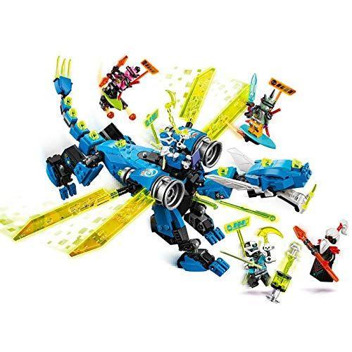 Imagem de LEGO NINJAGO Jay's Cyber Dragon 71711 Ninja Action Toy Building Kit, Novo 2020 (518 Peças)