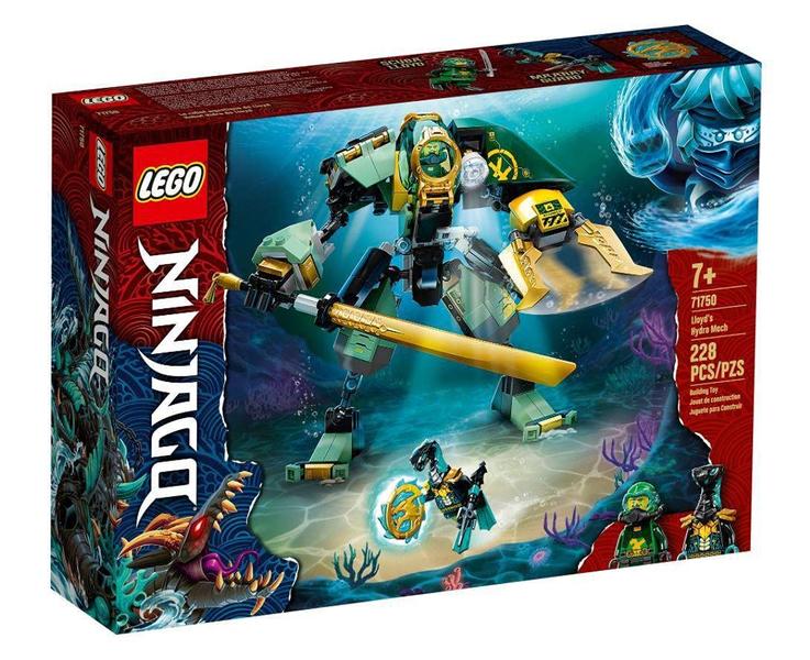 Imagem de LEGO NINJAGO Lloyd's Hydro Mech 71750 Building Kit Playset Subaquático com NINJAGO Lloyd e Mech Nova 2021 (228 Peças)