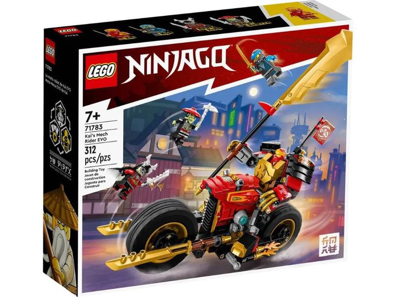 Imagem de Lego Ninjago Robo Motoqueiro Evo Do Kai 312 Peças - 71783