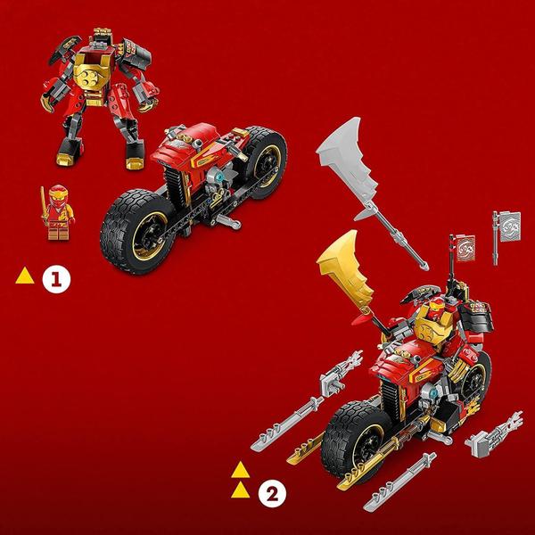 Imagem de Lego Ninjago - Robô Motoqueiro Evo Do Kai 71783