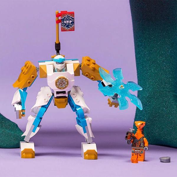 Lego Ninjago Robô Power up Evo do Zane 71761 - 95 Peças