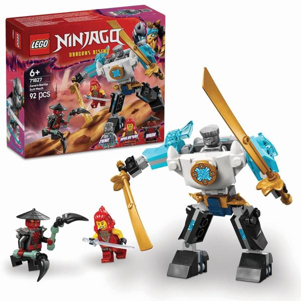 LEGO Ninjago Traje de Meca de Batalha do Zane 92Peças6+71827