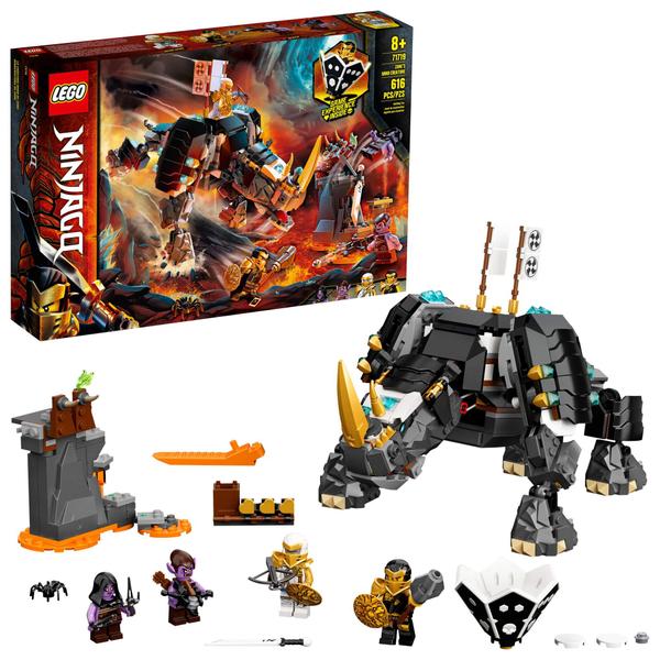 Imagem de LEGO NINJAGO Zane's Mino Creature 71719 Board Game Adventure, Ninja Building Set for Kids, New 2020 (616 Peças)