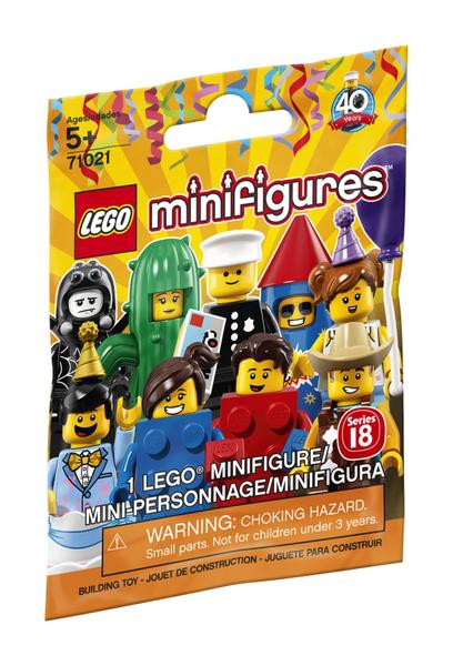 Imagem de LEGO Série 18 de Minifiguras: Festa - Kit de 1 Figura e 7 Peças