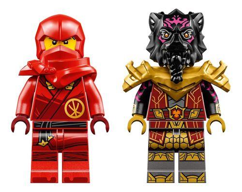LEGO Set Ninjago 71789 Batalha de Carro e de Mota de Kai e Ras 103 peças Imagem de LEGO Set Ninjago 71789 Batalha de Carro e de Mota de Kai e Ras 103 peças