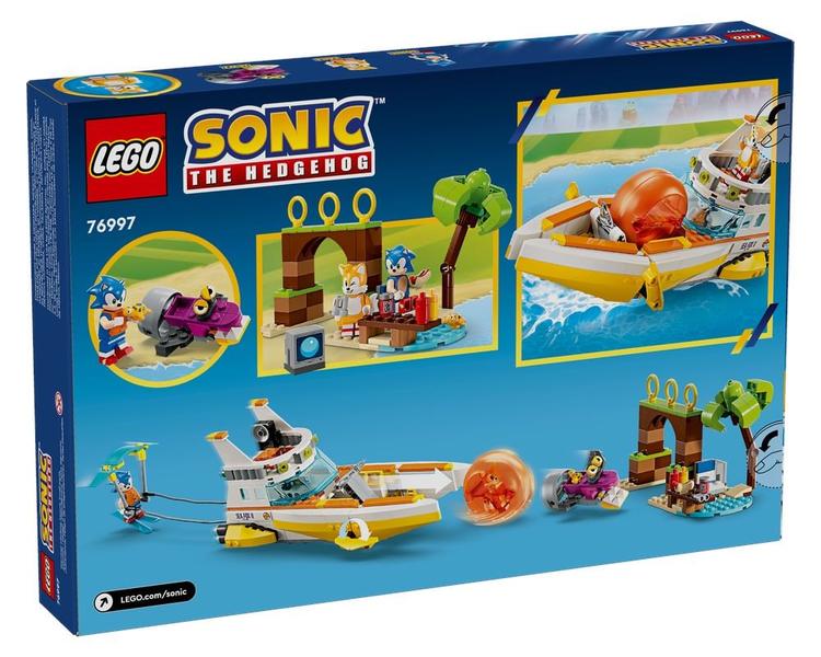 Imagem de LEGO Sonic The Hedgehog - Barco de aventura do Tails - 393 Peças - 76997