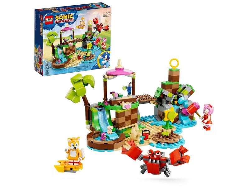 LEGO Sonic the Hedgehog Ilha de Resgate Animal da - Amy 76992 388 Peças Imagem de LEGO Sonic the Hedgehog Ilha de Resgate Animal da