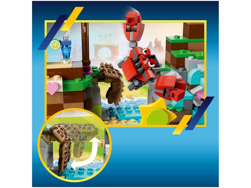LEGO Sonic the Hedgehog Ilha de Resgate Animal da - Amy 76992 388 Peças Imagem de LEGO Sonic the Hedgehog Ilha de Resgate Animal da