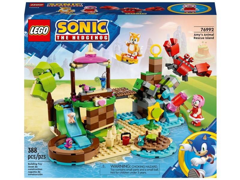 LEGO Sonic the Hedgehog Ilha de Resgate Animal da - Amy 76992 388 Peças Imagem de LEGO Sonic the Hedgehog Ilha de Resgate Animal da