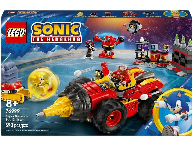 Imagem de LEGO Sonic the Hedgehog Super Sonic vs. Egg Drillster 590 Peças - 76999