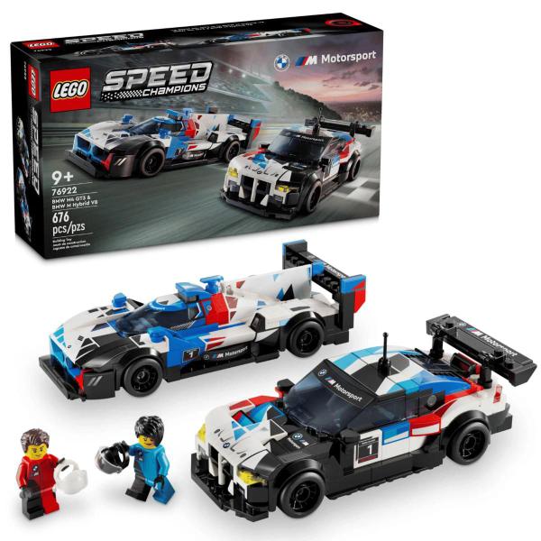 Imagem de LEGO Speed Carros de Carrida BMW M4 e BMW V8 676pçs 9+ 76922