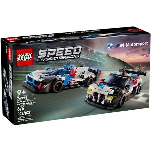 Imagem de Lego Speed Champions BMW M4 GT3 e BMW M Híbrido V8 76922