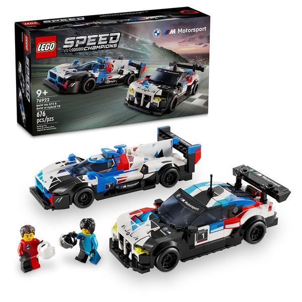 Imagem de LEGO Speed Champions - Carros de corrida BMW M4 GT3 e BMW M híbrido V8