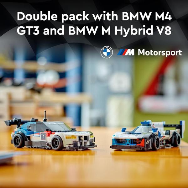 Lego Speed Champions Carros de Corrida BMW M4 GT3 e BMW M Hybrid V8 76922 Imagem de Lego Speed Champions Carros de Corrida BMW M4 GT3 e BMW M Hybrid V8 76922