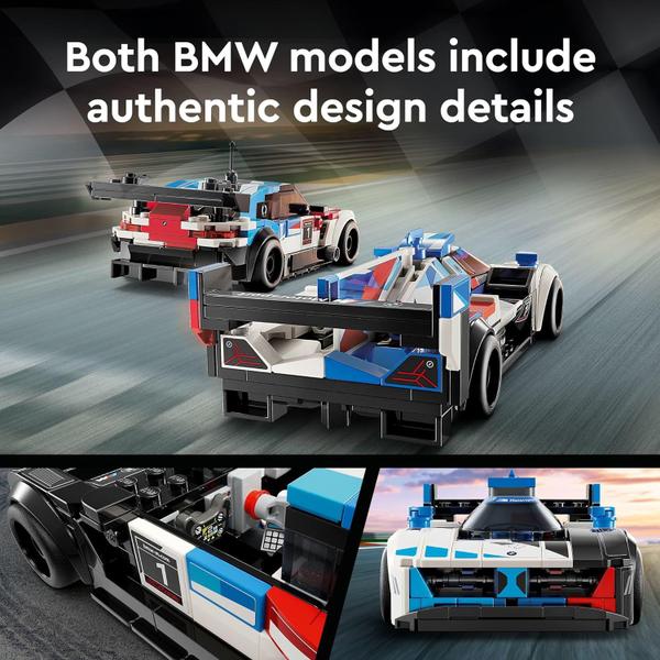 Imagem de Lego Speed Champions Carros de Corrida BMW M4 GT3 e BMW M Hybrid V8 76922