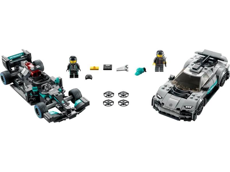 Imagem de LEGO Speed Champions - Mercedes-AMG F1 W12 E Performance e Mercedes-AMG Project One - 564 Peças - 76909