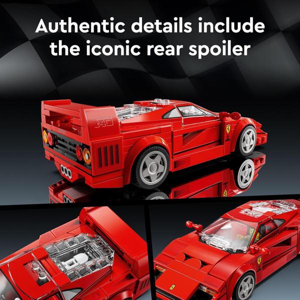 Lego Speed Champions Supercarro Ferrari F40 76934 Imagem de Lego Speed Champions Supercarro Ferrari F40 76934