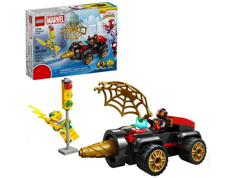 LEGO Spidey Veículo Perfurador 10792 - 58 Peças Imagem de LEGO Spidey Veículo Perfurador 10792 - 58 Peças