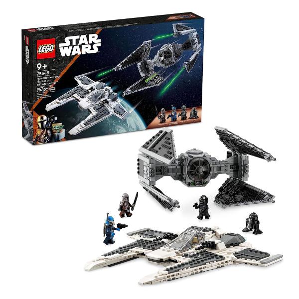 Imagem de Lego Star Wars 75348 Caça Fang Mandalorian E Tie Interceptor