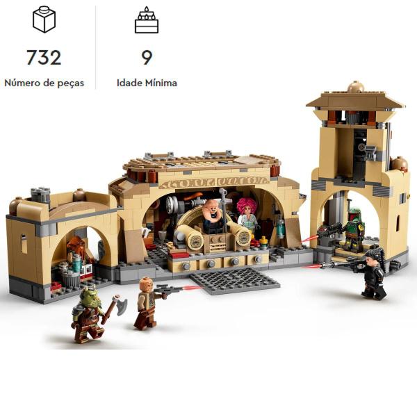 Imagem de Lego Star Wars A Sala do Trono de Boba Fett 75326 com 732pcs