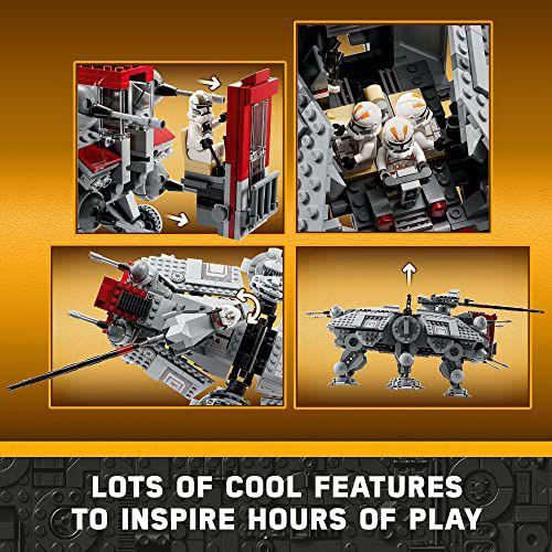 LEGO Star Wars at-TE Walker 75337 Conjunto de brinquedos de construção para crianças Imagem de LEGO Star Wars at-TE Walker 75337 Conjunto de brinquedos de construção para crianças