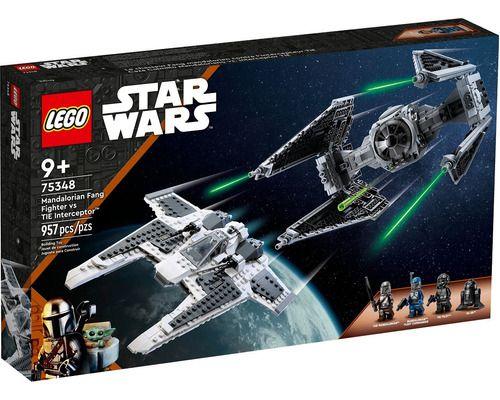 Imagem de Lego Star Wars Caça Fang Mandaloriano Tie Interceptor 75348