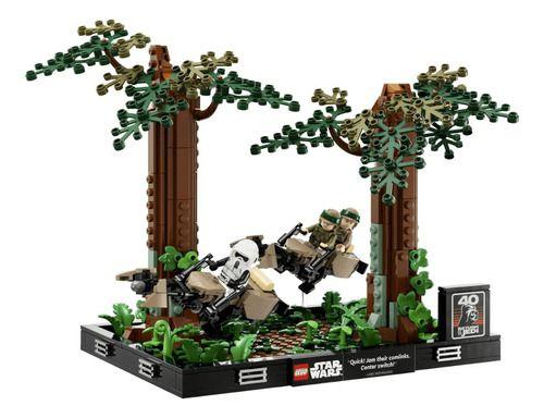 Imagem de Lego Star Wars Diorama Perseguição De Speeder Endor 75353